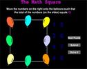 Jugar al juego: The math square